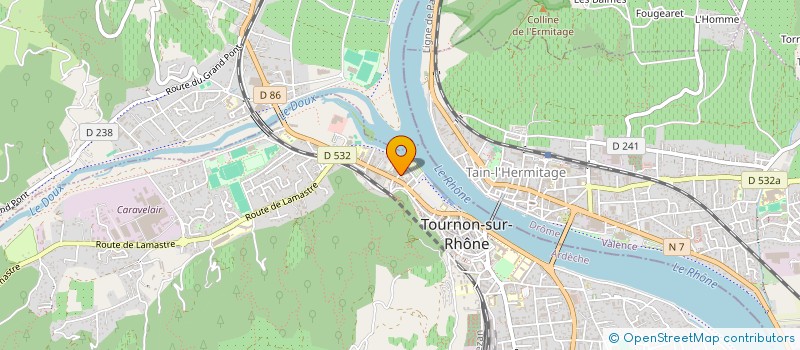 localisation de l'entreprise PORTE PAR LE VENT à TOURNON-SUR-RHONE