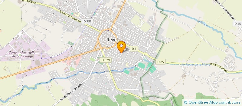 localisation de l'entreprise PORTE PLUME à REVEL