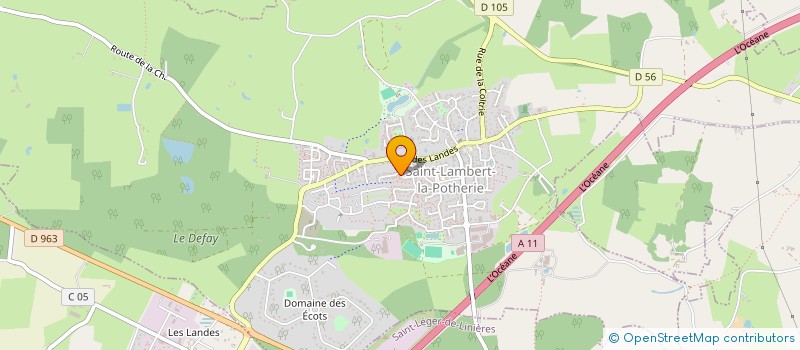localisation de l'entreprise PORTE PUB PHOTO  SAINT-LAMBERT-LA-POTHERIE