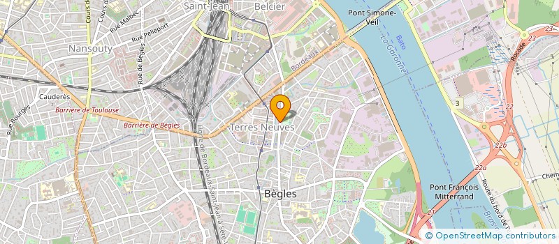 localisation de l'entreprise PORTE ST JEAN à BEGLES