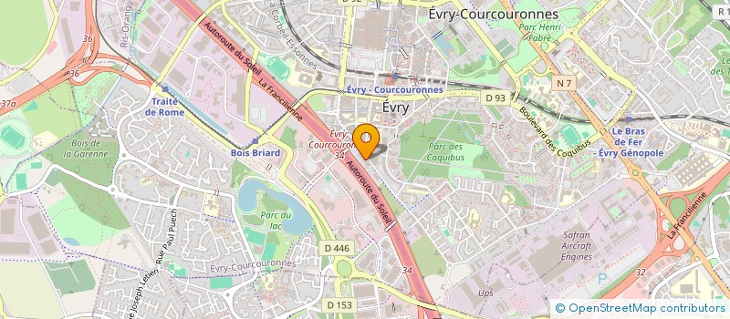 localisation de l'entreprise PORTE SUD DU GRAND PARIS à EVRY-COURCOURONNES