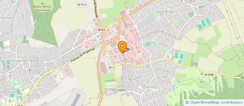 localisation de l'entreprise PORTE VERTE DEVELOPPEMENT  ESSEY-LES-NANCY