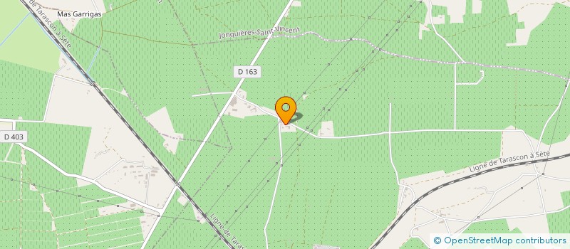 localisation de l'entreprise PORTEFAIX SCI  BEAUCAIRE