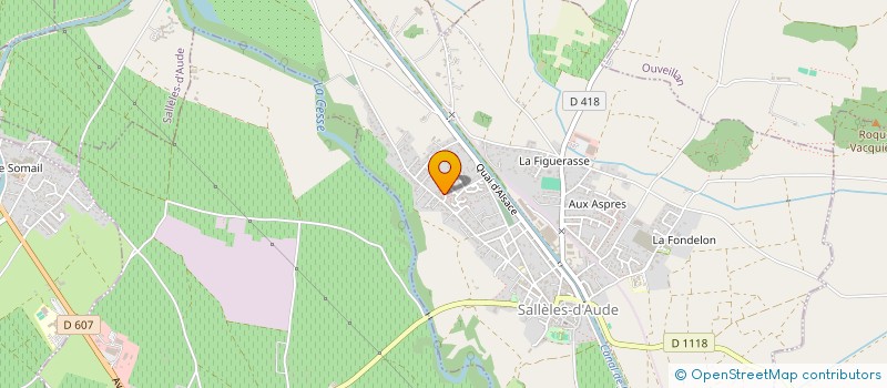 localisation de l'entreprise PORTEL SPORT CANIN à SALLELES-D'AUDE