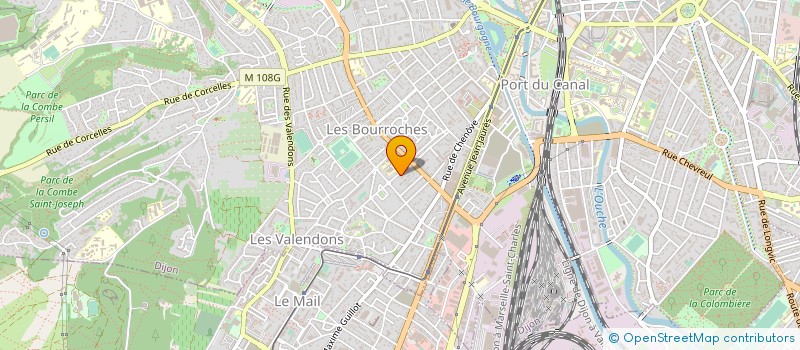 localisation de l'entreprise PORTELEC à DIJON