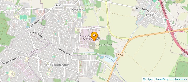 localisation de l'entreprise PORTELEC à COURTRY