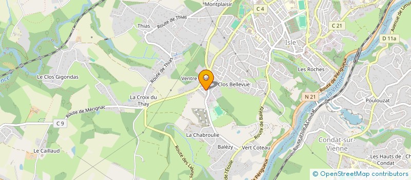 localisation de l'entreprise PORTELETTE GILLES  ISLE