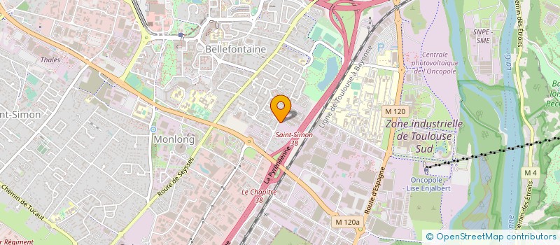 localisation de l'entreprise PORTELLI FRERES à TOULOUSE