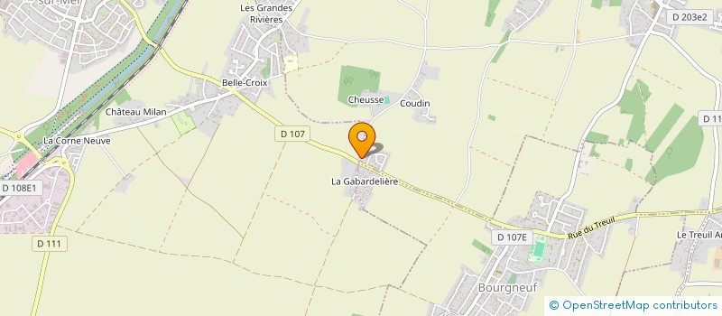 localisation de l'entreprise PORTENEUVE  SAINTE-SOULLE