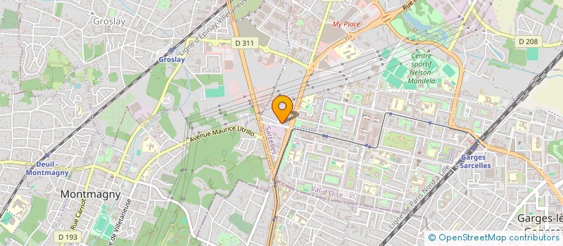 localisation de l'entreprise PORTEPRO à SARCELLES