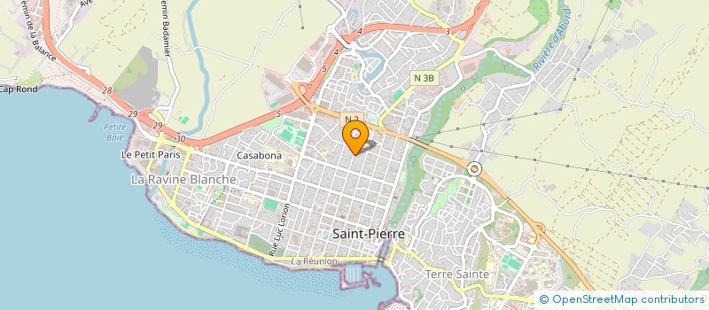 localisation de l'entreprise PORTER, ORIENTER, REUNIR, TRANSMETTRE, ELEVER, REUNION à SAINT-PIERRE