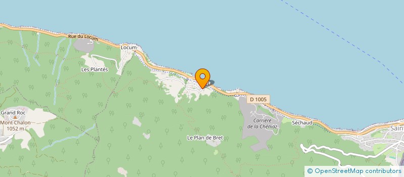 localisation de l'entreprise PORTERHOUSE  SAINT-GINGOLPH