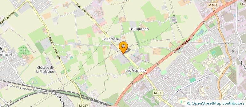 localisation de l'entreprise PORTES COMPACT à SAINT-ANDRE-LEZ-LILLE