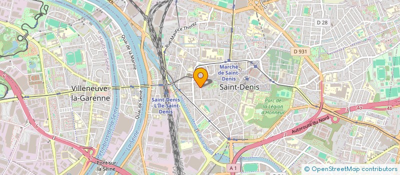 localisation de l'entreprise PORTES D AFRIQUE CENTRE RESSOURCES DOCUMENTAIRES MAISON AFRIQUE NOIRE à SAINT-DENIS