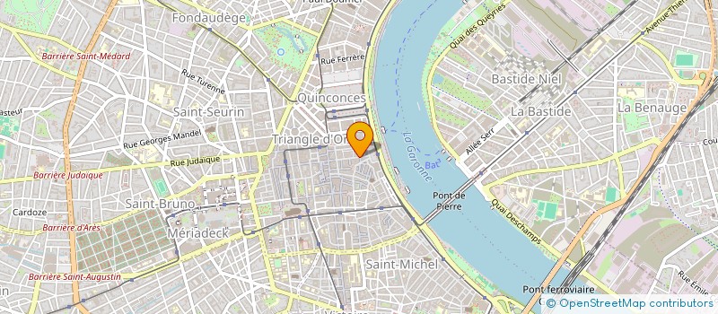 localisation de l'entreprise PORTES D'ASIE à BORDEAUX