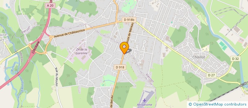 localisation de l'entreprise PORTES DE FRANCE  MEREAU