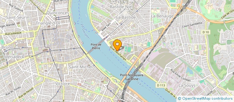 localisation de l'entreprise PORTES DE L'ENTRE 2 MERS HANDBALL  BORDEAUX