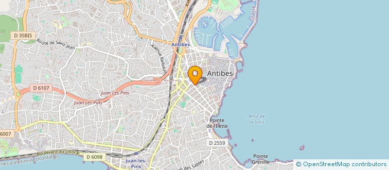localisation de l'entreprise PORTES DE L'INSTANT à ANTIBES