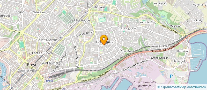 localisation de l'entreprise PORTES DISPARUS à BREST