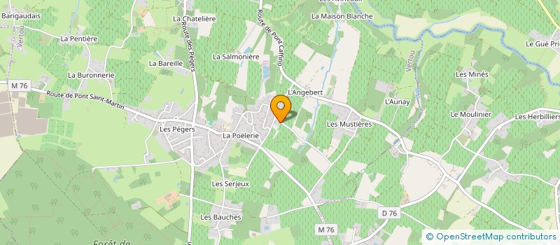 localisation de l'entreprise PORTES ET FENETRES ET SERVICES ASSOCIES à VERTOU