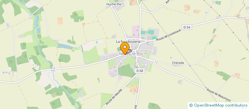 localisation de l'entreprise PORTES ET PORTAILS TOURAINE  SAINT-PATERNE-RACAN