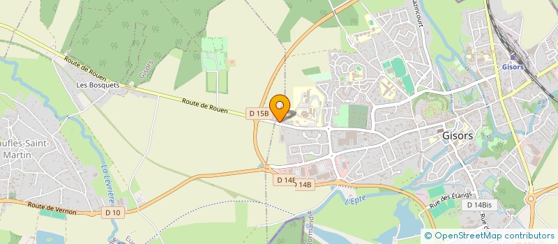 localisation de l'entreprise PORTES OUVERTES à GISORS