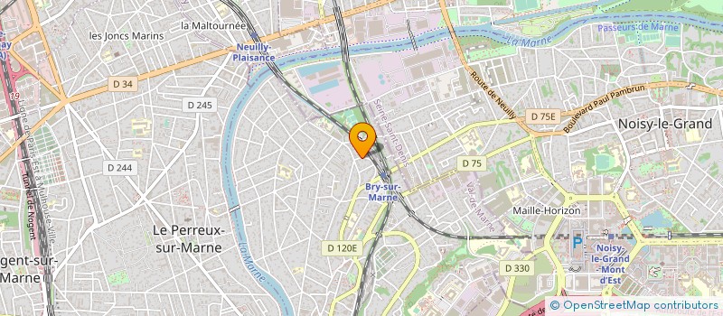 localisation de l'entreprise PORTES OUVERTES  BRY SUR MARNE