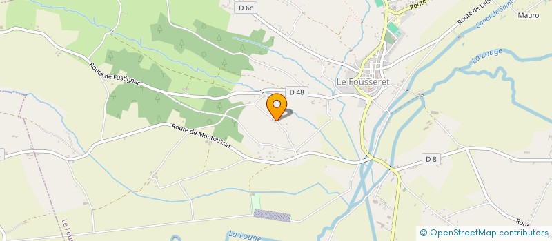 localisation de l'entreprise PORTESIENNE  LE FOUSSERET