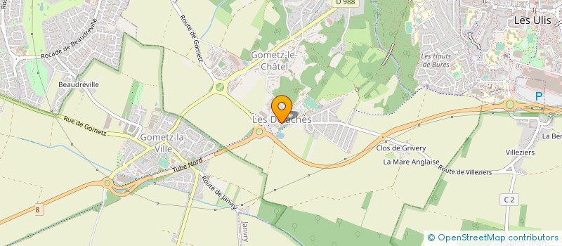 localisation de l'entreprise PORTESSONNES à GOMETZ-LE-CHATEL