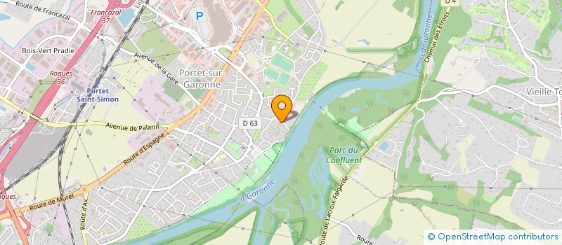 localisation de l'entreprise PORTET BRIDGE CLUB  PORTET-SUR-GARONNE