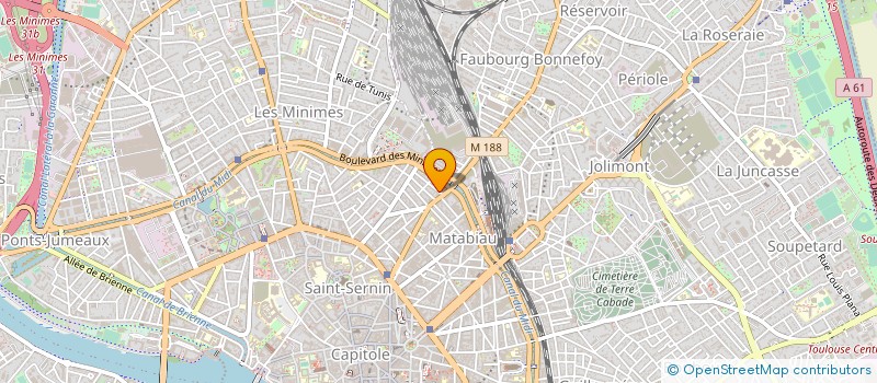 localisation de l'entreprise PORTET CONSTRUCTIONS  TOULOUSE