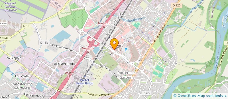 localisation de l'entreprise PORTET DEVELOPPEMENT  PORTET-SUR-GARONNE