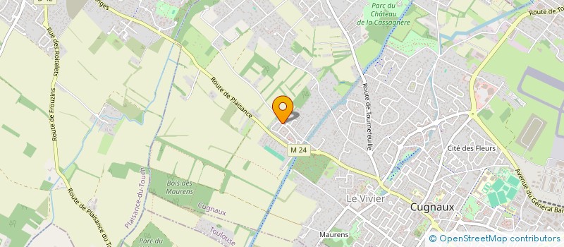 localisation de l'entreprise PORTEURS DE PROJETS ALGERIENS D'OCCITANIE (P.P.A.O)  CUGNAUX