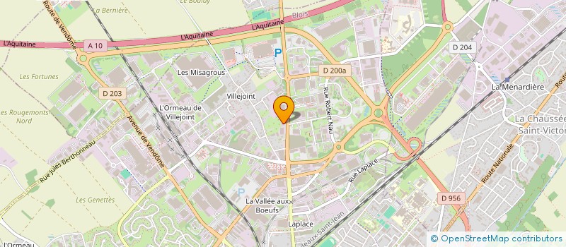 localisation de l'entreprise PORTEVIN ET FILS  BLOIS