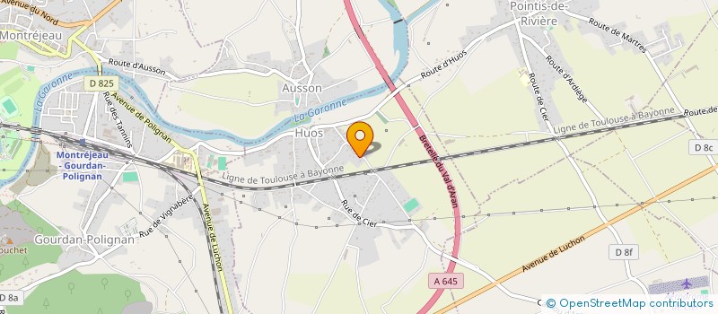 localisation de l'entreprise PORTHE ET FILS  HUOS