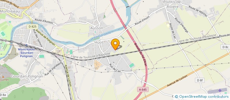 localisation de l'entreprise PORTHE ET FILS HOLDING  HUOS
