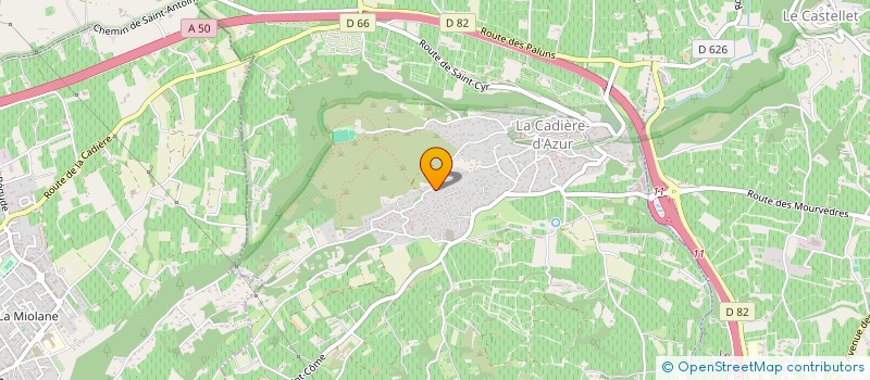 localisation de l'entreprise PORTI-CHOU à AUBAGNE