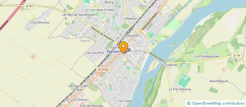 localisation de l'entreprise PORTIANE  BEAUGENCY