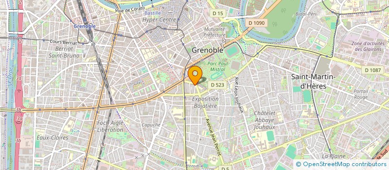 localisation de l'entreprise PORTICHAMPO  GRENOBLE