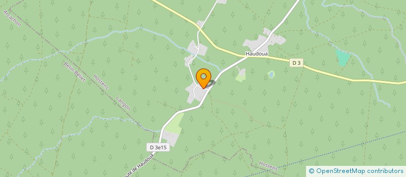 localisation de l'entreprise PORTIDUQ  HOSTENS