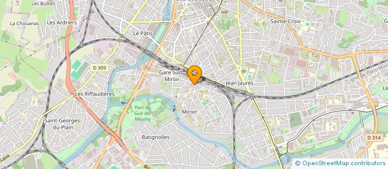 localisation de l'entreprise PORTIER  LE MANS