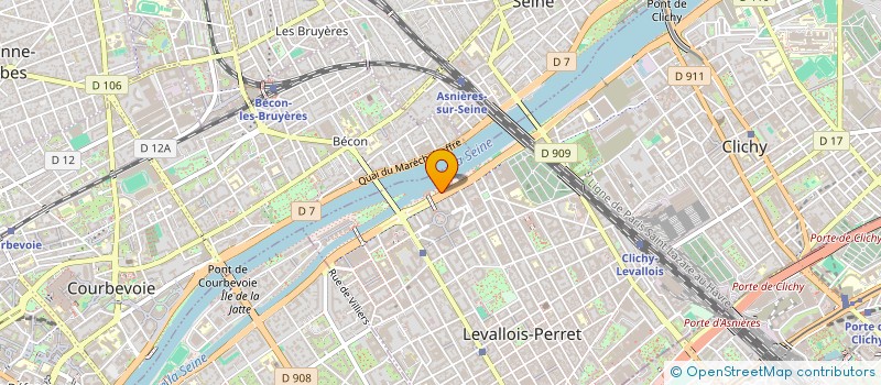 localisation de l'entreprise PORTIER HOLDING à LEVALLOIS-PERRET