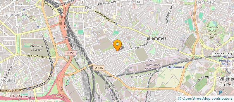 localisation de l'entreprise PORTIER VILLALBA à LILLE