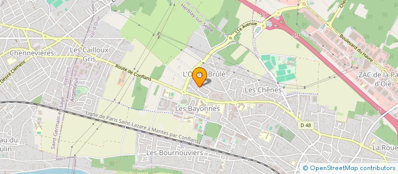 localisation de l'entreprise PORTIGLIOLO  HERBLAY-SUR-SEINE