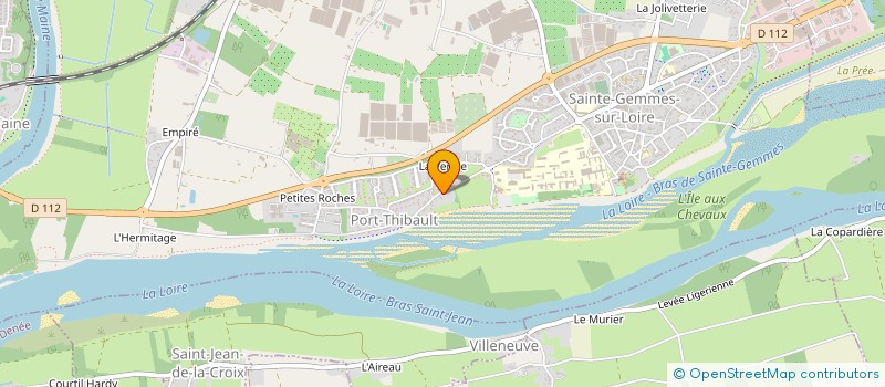 localisation de l'entreprise PORTIMMO  SAINTE-GEMMES-SUR-LOIRE