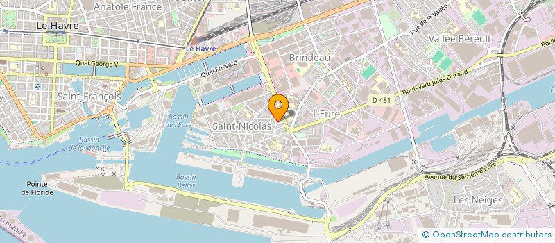 localisation de l'entreprise PORTIQUES DE NORMANDIE ASSISTANCE à LE HAVRE