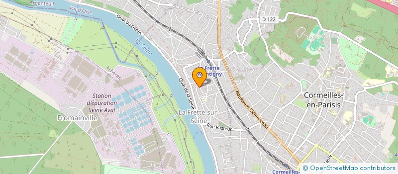 localisation de l'entreprise PORTIRAN III  LA FRETTE-SUR-SEINE