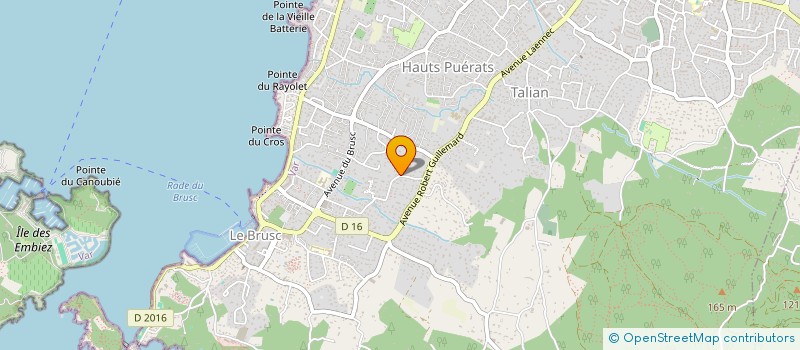 localisation de l'entreprise PORTISSOL à SIX-FOURS-LES-PLAGES