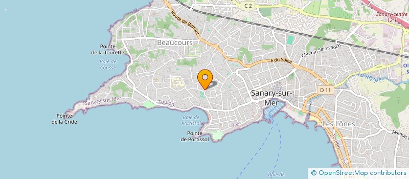 localisation de l'entreprise PORTISSOL REMSAND à SANARY-SUR-MER