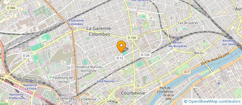 localisation de l'entreprise PORTLAND PARIS INTERNATIONAL TRADING à COURBEVOIE